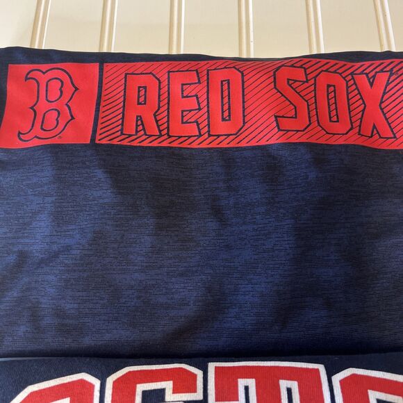 Boston Red Sox Men's T-Shirt Bundle Medium/Large Navy 3 Shortsleeve MLB Baseball - Picture 14 of 16